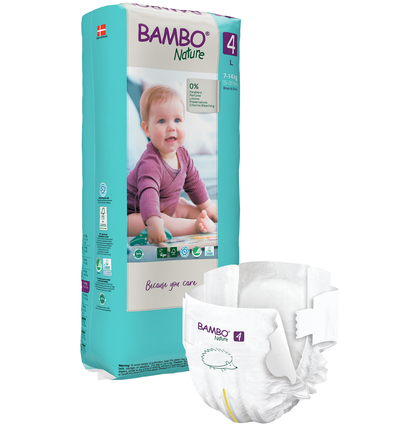 BAMBO NATURE Nature Tall L-4 (7-14 kg) autiņbiksītes, 48 gab.
