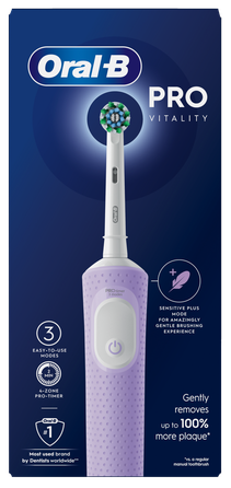 ORAL-B Vitality Pro Lilac Mist elektriskā zobu birste, 1 gab.