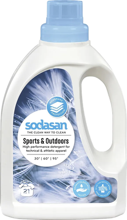 SODASAN Sporta apģērbiem mazgāšanas līdzeklis, 750 ml