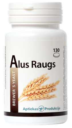 APTIEKAS PRODUKCIJA Alus Raugs tabletes, 130 gab.