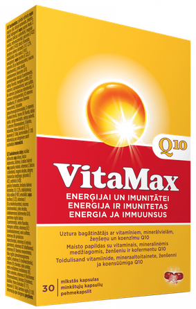 VITAMAX Q10 mīkstās kapsulas, 30 gab.