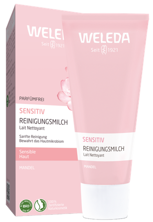 WELEDA Sensitiv Bio-Mandel attīrošs līdzeklis, 75 ml
