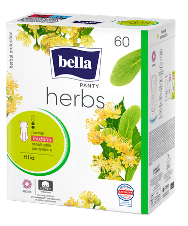 BELLA Panty Herbs Tilia ikdienas ieliktnīši, 60 gab.