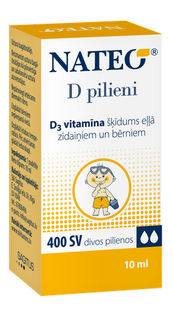 NATEO D 400 SV pilieni, 10 ml