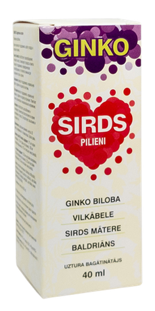 GINKO Sirds pilieni, 40 ml