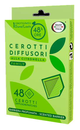 BRAND ITALIA Lemongrass plāksteri odu atbaidīšanai, 48 gab.