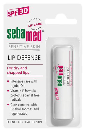 SEBAMED Lip Defense SPF30 lūpu balzams, 4.8 g