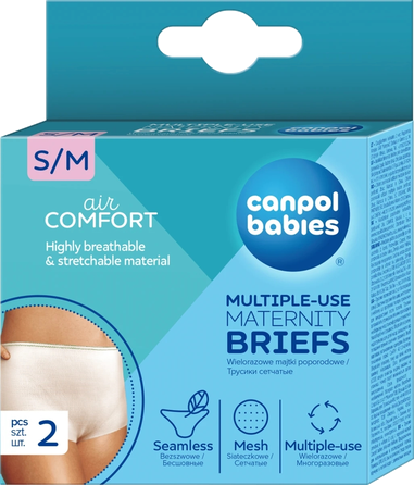 CANPOL BABIES S/M grūtnieču  biksītes, 2 gab.