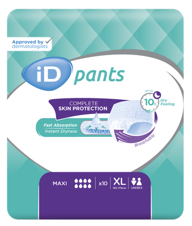 ID Pants Maxi XL (130-170 cm) biksītes, 10 gab.