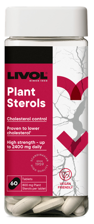 LIVOL  Plant Sterols tabletes, 60 gab.