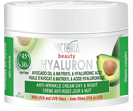 VICTORIA BEAUTY Hyaluron Anti-Wrinkle sejas krēms, 50 ml