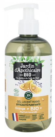 JARDIN D'APOTHICAIRE Ar apelsīniem un lavandu ekoloģiskas šķidrās ziepes, 300 ml