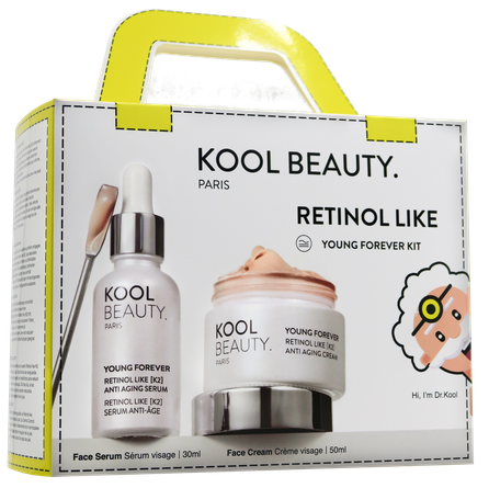 KOOL BEAUTY Retinol Like Young Forever komplekts, 1 gab.
