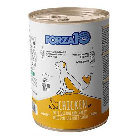 FORZA10 Maintenance Vista Ar Cukini Un Burkāniem, Suņiem mitrā barība, 400 g