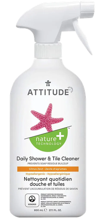 ATTITUDE Ar Citrusaugļu Smaržu, Ekoloģisks, Ikdienas Vannasistabas izsmidzināms tīrīšanas līdzeklis, 800 ml