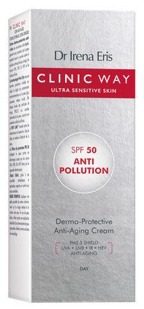 CLINIC WAY  Anti Pollution SPF 50 sejas krēms, 40 ml