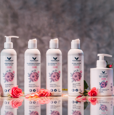 COSNATURE Mežrozīšu šķidrās ziepes, 300 ml