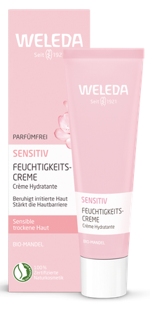 WELEDA Sensitiv Bio-Mandel Moisturizing sejas krēms, 30 ml