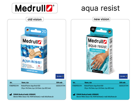 MEDRULL Aqua Resist plāksteris, 20 gab.