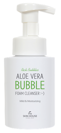 THE SKIN HOUSE Aloe Vera Bubble attīrošas putas, 300 ml