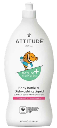 ATTITUDE Bez Smaržas, Ekoloģisks trauku mazgāšanas līdzeklis, 700 ml