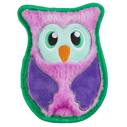 OUTWARD HOUND Durablez Owl, Lillā, XS rotaļlieta, 1 gab.