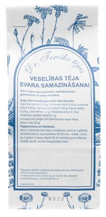 DR.TEREŠKO Svara Samazināšanai beramā tēja, 60 g