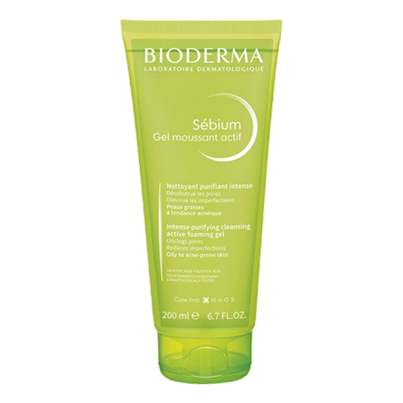 BIODERMA Sebium Active Foaming attīroša želeja, 200 ml