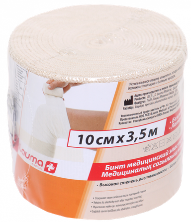 LAUMA MEDICAL 10 cm x 3,5 m elastīga medicīniskā saite, 1 gab.