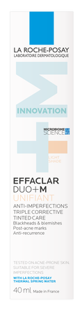LA ROCHE-POSAY Effaclar Duo+M Unifiant sejas krēms, 40 ml