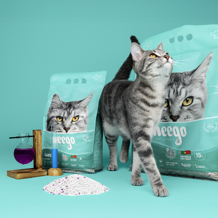 WEEGO Care+ cementējošās smiltis kaķiem, 5 L