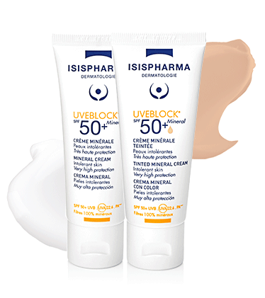 ISISPHARMA Uveblock SPF50+ Tinted Mineral saules aizsarglīdzeklis, 40 ml