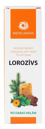 LOROZĪVS kakla aerosols, 20 g