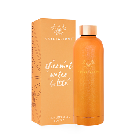 CRYSTALLOVE Peach Fuzz Thermal pudele, 500 ml