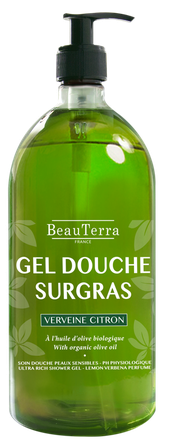 BEAUTERRA Verveine Citron dušas želeja, 1000 ml