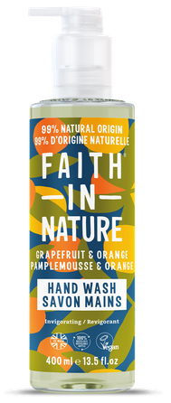 FAITH IN NATURE Grapefruit & Orange šķidrās ziepes, 400 ml