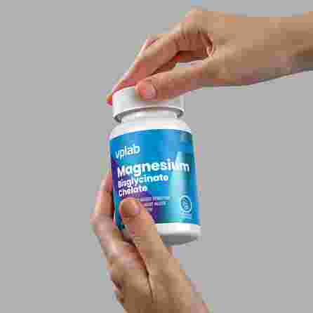VPLAB Magnesium Bisglycinate kapsulas, 60 gab.