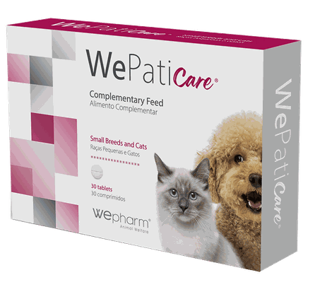 WEPHARM WePaticare Mazo Šķirņu Suņiem Un Kaķiem tabletes, 30 gab.