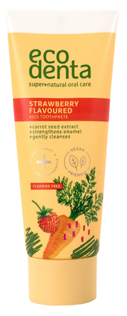 ECODENTA Strawberry Flavoured zobu pasta, 75 ml