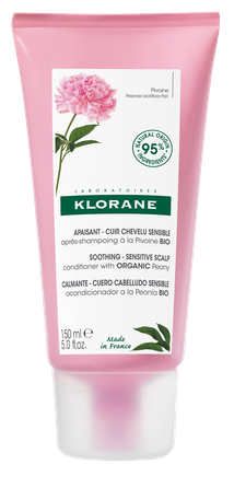 KLORANE ar peonijām matu kondicionieris, 150 ml