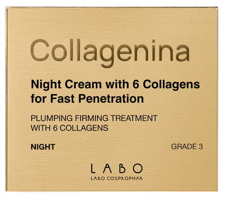 COLLAGENINA With 6 Collagens, Grade 3, Night sejas krēms, 50 ml