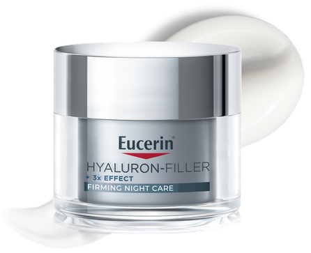 EUCERIN Hyaluron-Filler +3x Effect Nostiprinošs Nakts sejas krēms, 50 ml