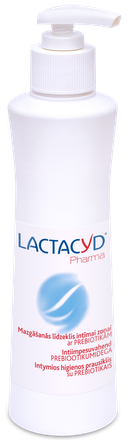 LACTACYD Pharma ar prebiotikām mazgāšanas līdzeklis intīmai zonai, 250 ml