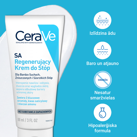 CERAVE SA Renewing krēms kājām, 88 ml