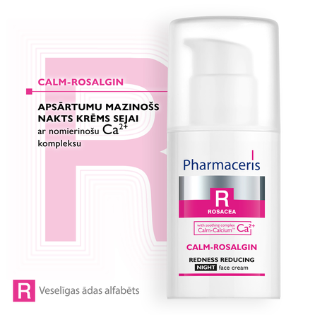 PHARMACERIS R Calm-Rosalgin Night sejas krēms, 30 ml