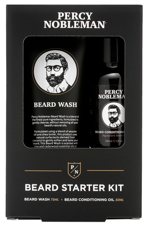 PERCY NOBLEMAN Beard Starter komplekts, 1 gab.