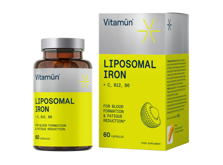 VITAMUN Liposomal Iron kapsulas, 60 gab.