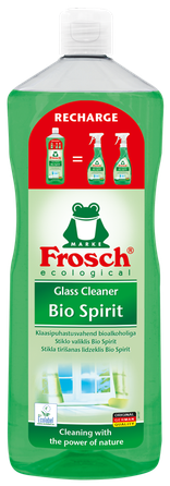 FROSCH Bio-Spirit logu un spoguļu tīrīšanas līdzeklis, 1000 ml