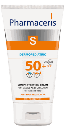 PHARMACERIS Dermopediatric SPF 50+ saules aizsarglīdzeklis, 125 ml