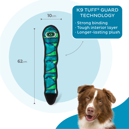 OUTWARD HOUND Durablez Snake, Zila L rotaļlieta, 1 gab.